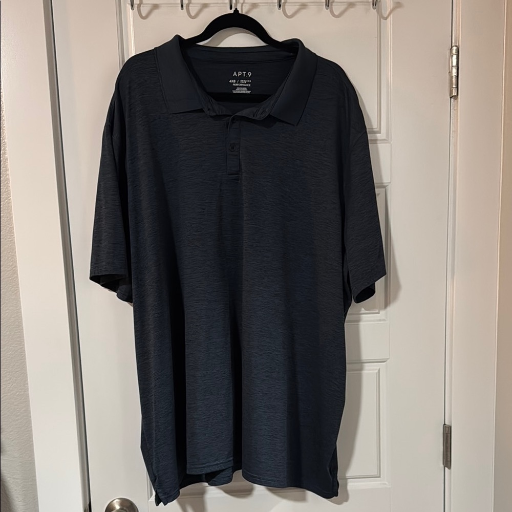 Apt. 9 Navy Polo Shirt Relaxed Fit